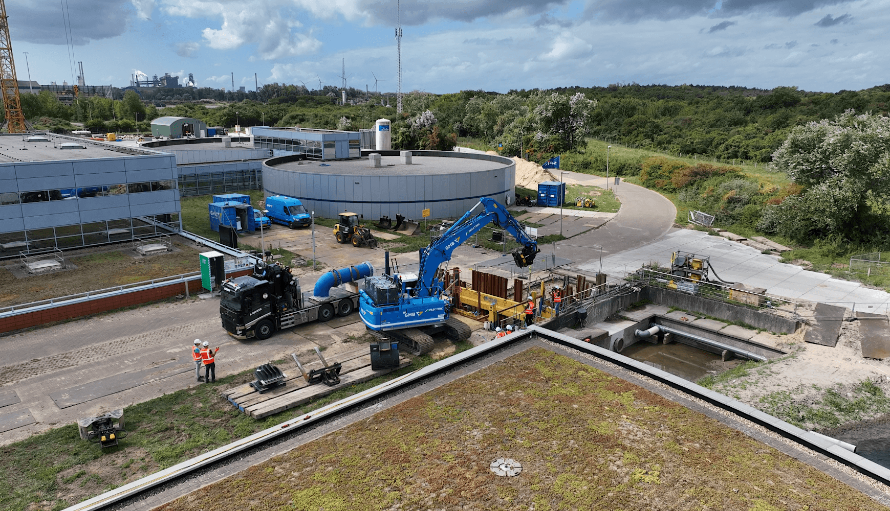 Bouw UFHF2-fabriek in Heemskerk