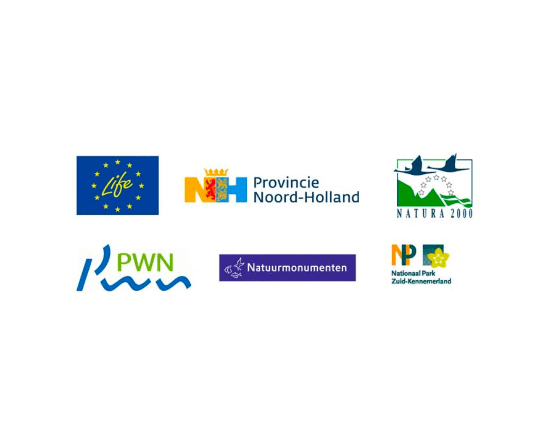 Overzicht logo's van partners Noordwest Natuurkern